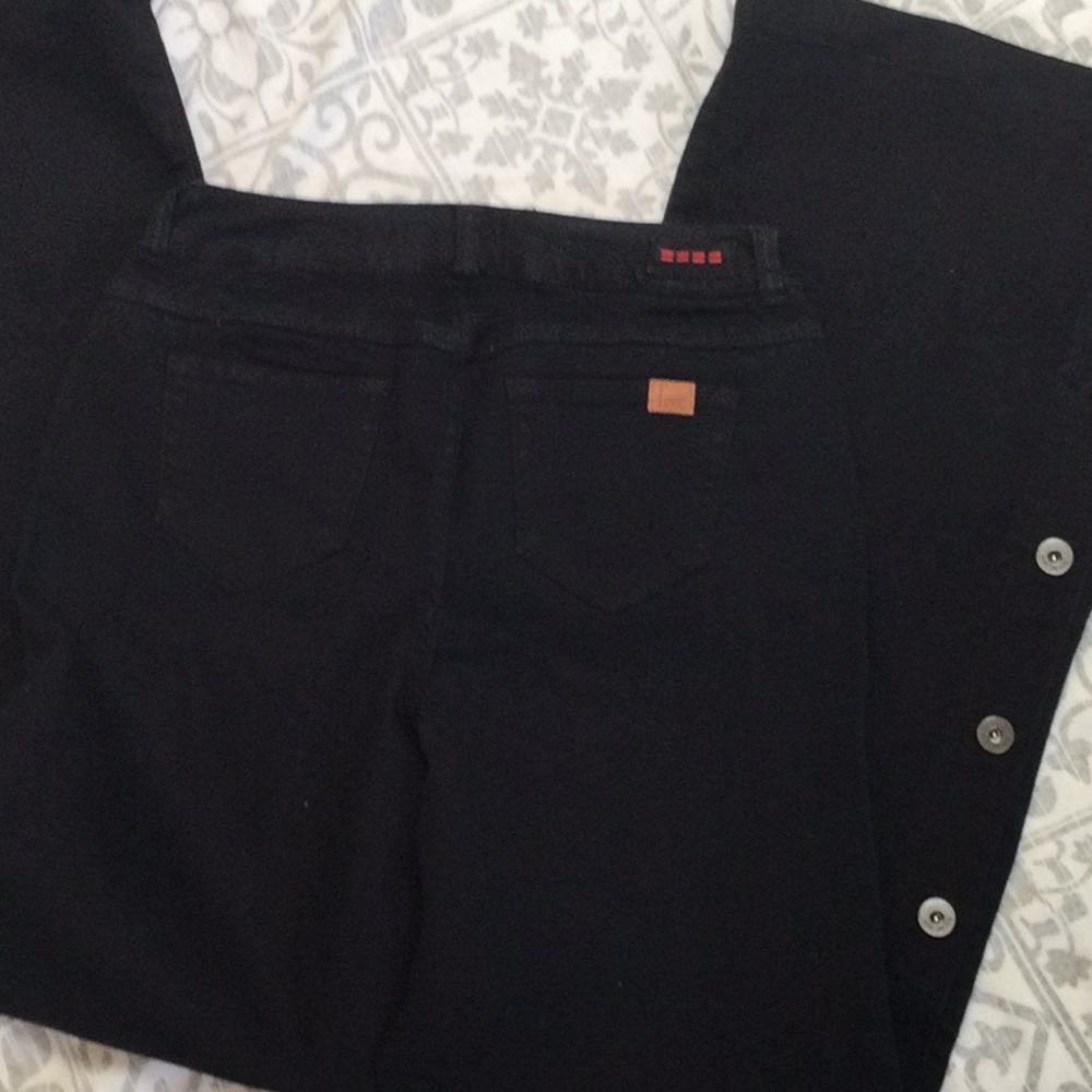 Peace Love World black denim button leg flared jeans. Nice nearly new - Picture 6 of 16